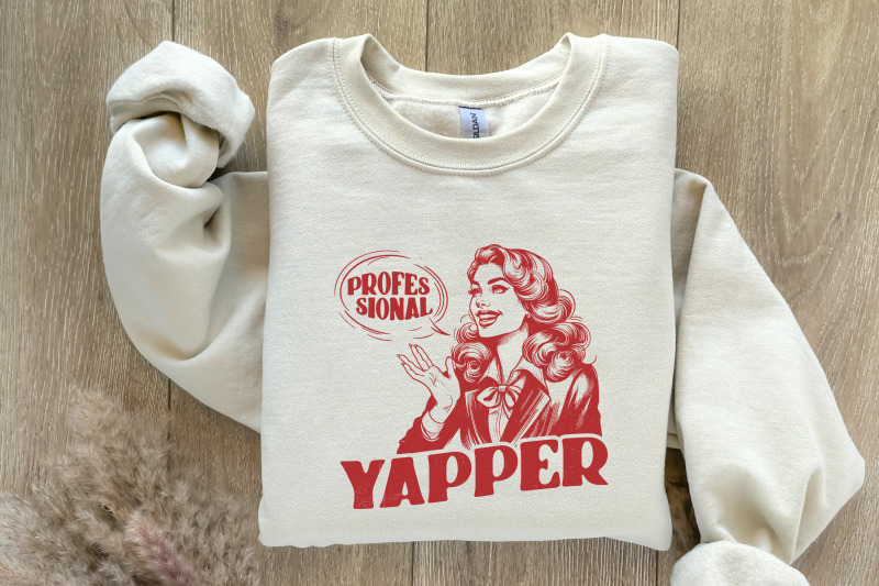 professional-yapper-png-retro-sublimation-design-funny-yapping-tee-instant-digital-download