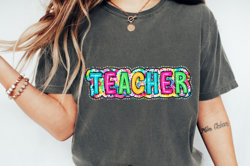 teacher-png-bright-paisley-floral-scribble-doodle-school-digital-file-sublimation-download-dtf-bright-floral-trendy-teacher-png