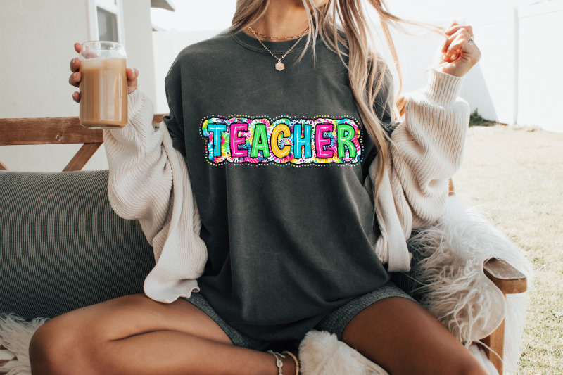 teacher-png-bright-paisley-floral-scribble-doodle-school-digital-file-sublimation-download-dtf-bright-floral-trendy-teacher-png