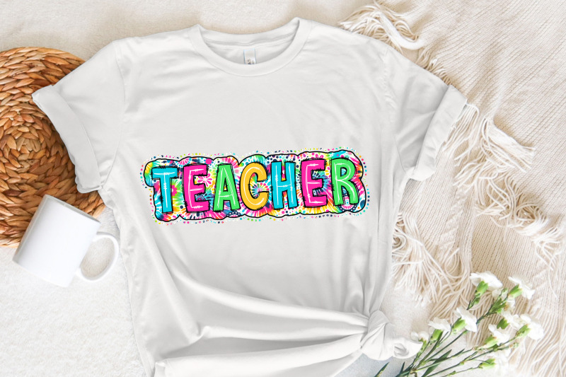 teacher-png-bright-paisley-floral-scribble-doodle-school-digital-file-sublimation-download-dtf-bright-floral-trendy-teacher-png