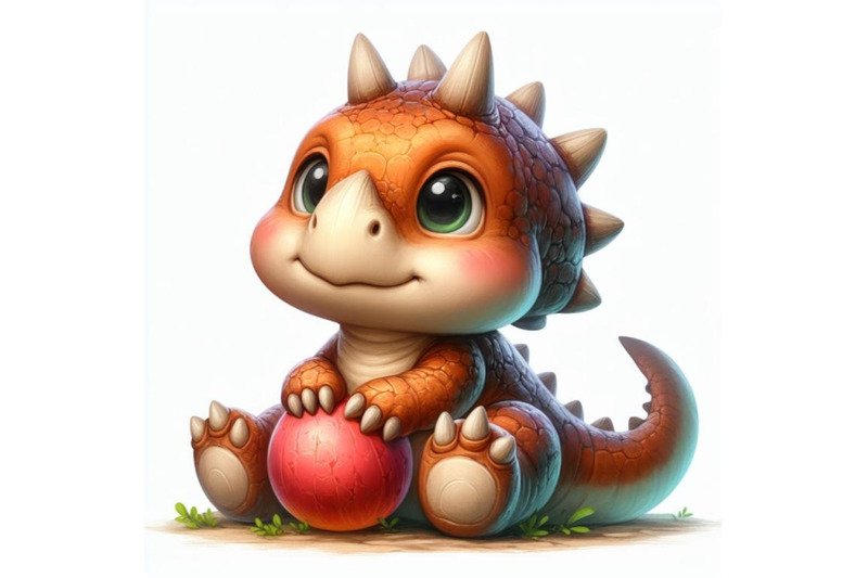 set-of-4-cute-baby-triceratops-cartoon