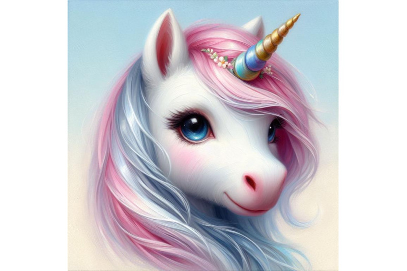 4-portrait-of-cute-unicorn