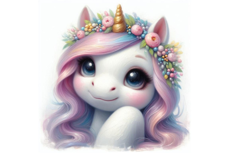 4-portrait-of-cute-unicorn