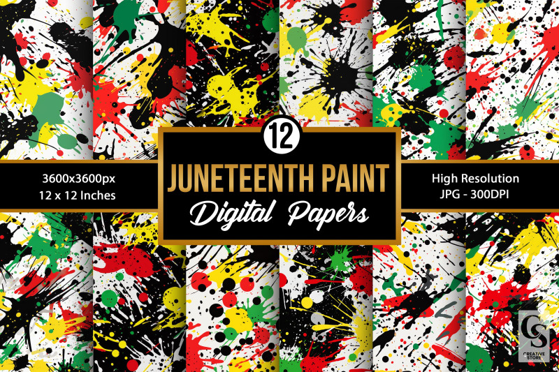 juneteenth-paint-splatter-digital-papers