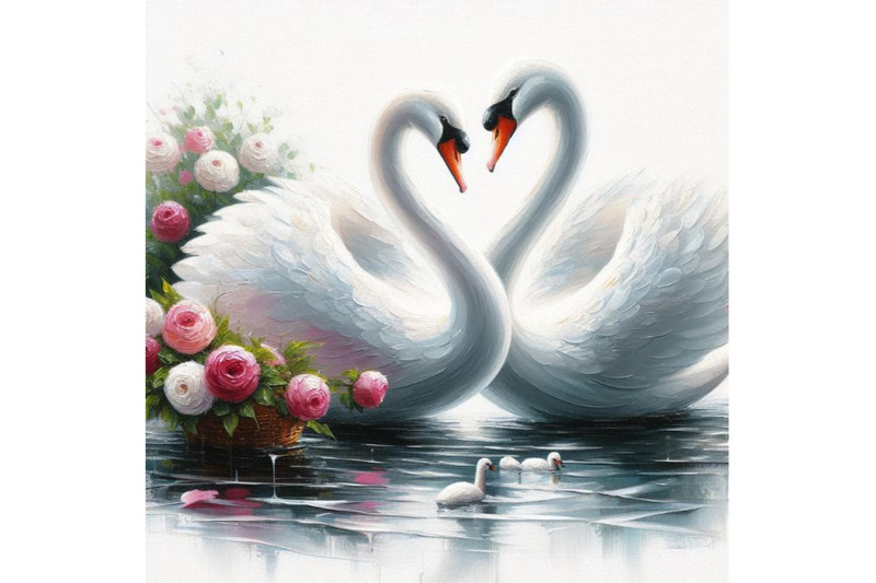 4-art-romantic-swan-couple-art-love