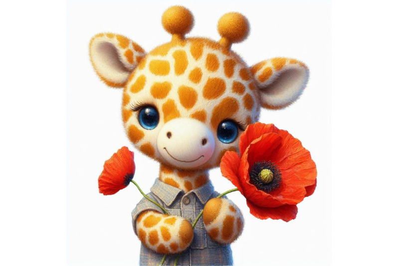 4-cute-teddy-giraffe-holding-a-red-po