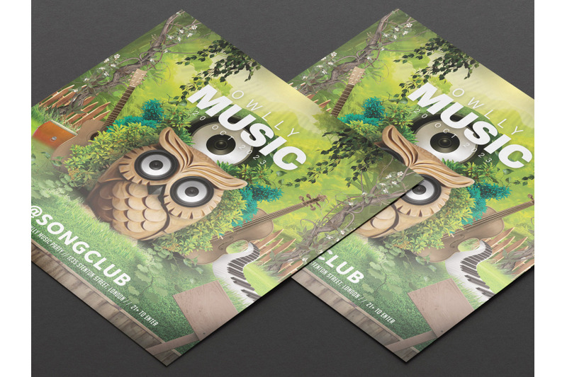 owly-music-flyer-template