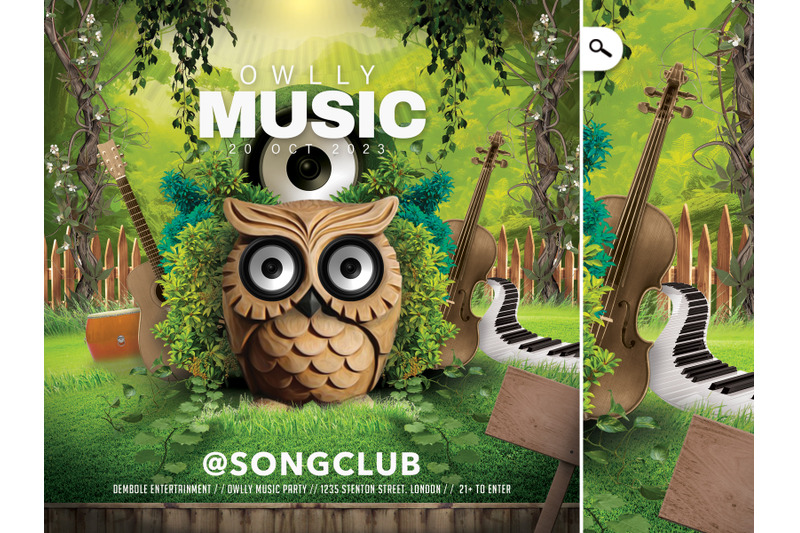 owly-music-flyer-template