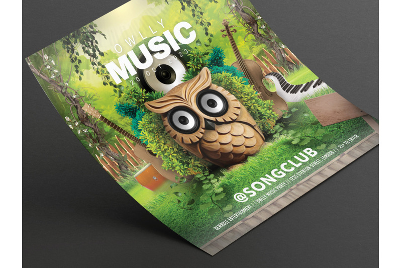 owly-music-flyer-template