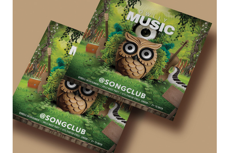 owly-music-flyer-template