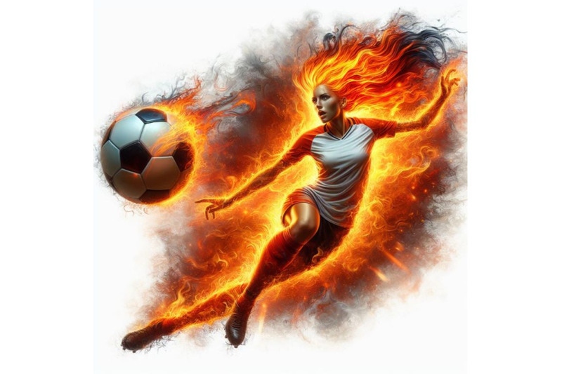 4-fire-soccer-player-fiery-football-pla