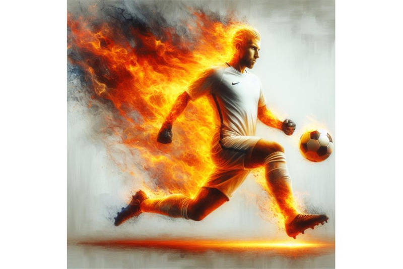 4-fire-soccer-player-fiery-football-pla