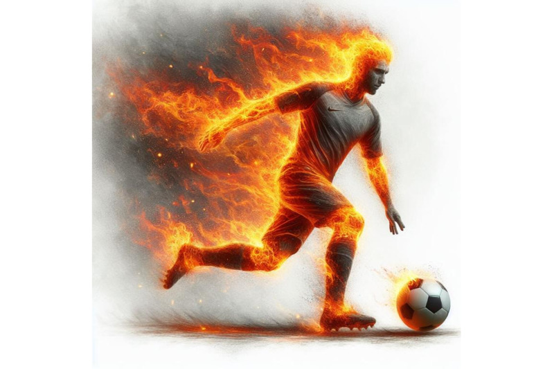 4-fire-soccer-player-fiery-football-pla