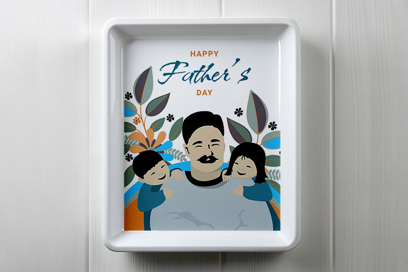 fathers-day-vector-card-illustration