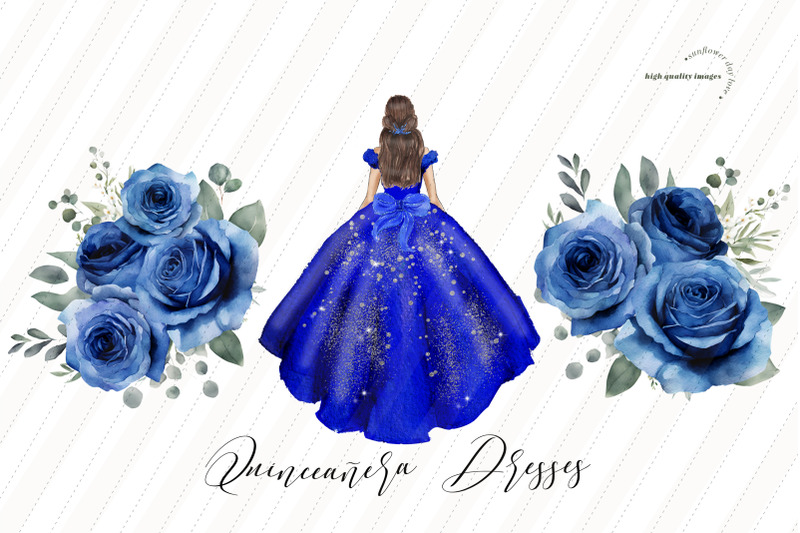 navy-blue-princess-dresses-clipart-navy-quinceaera