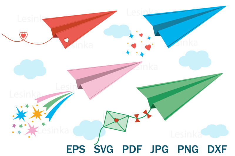 paper-airplane-romantic-clipart-for-printing-cartoon