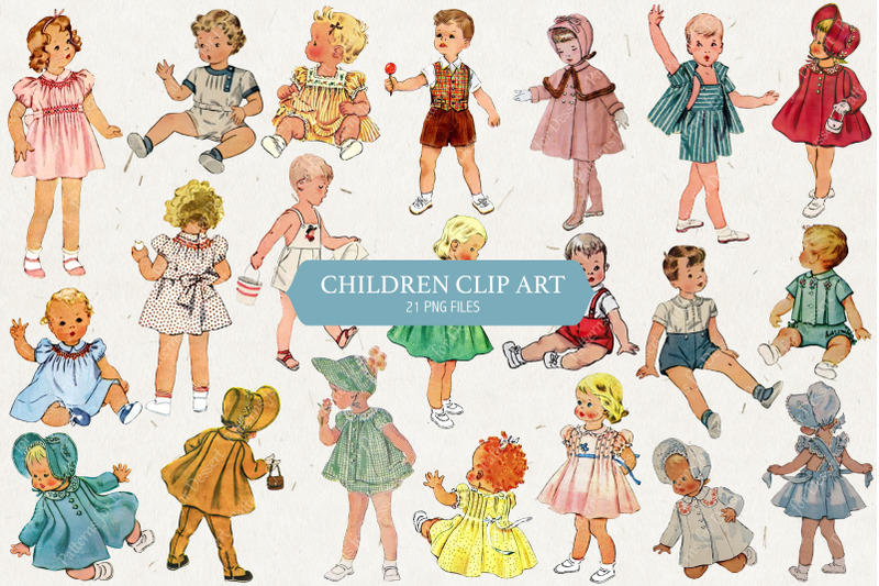 vintage-children-clip-art