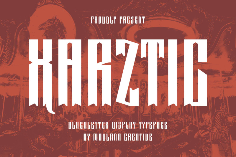 xarztic-blackletter-display-typeface