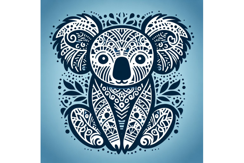 a-budle-of-4-animal-tribal-koala