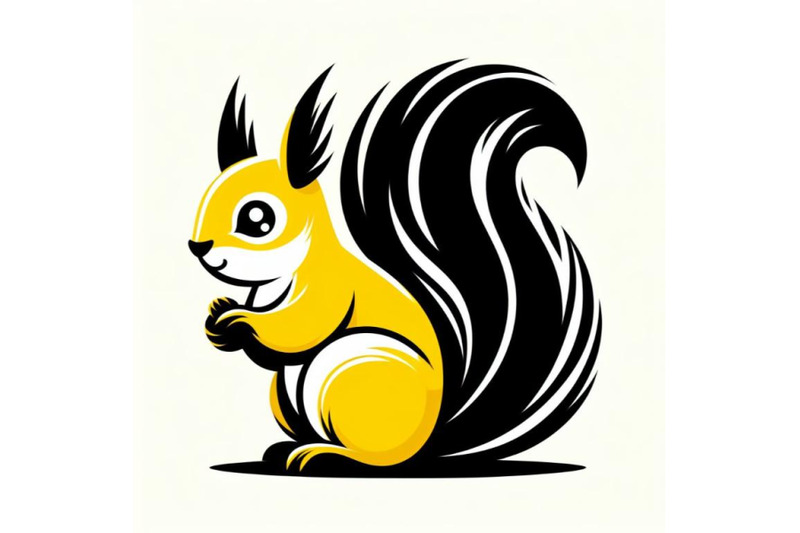 a-bundle-of-4-cartoon-a-squirrel