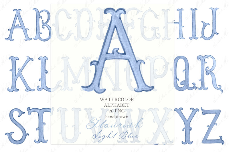 vintage-watercolor-letters-for-crest