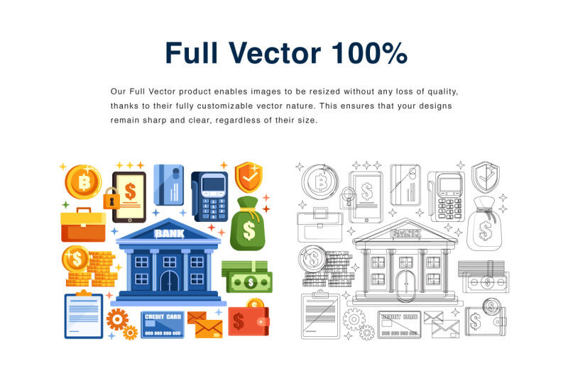 banking-graphic-object-elements-illustration