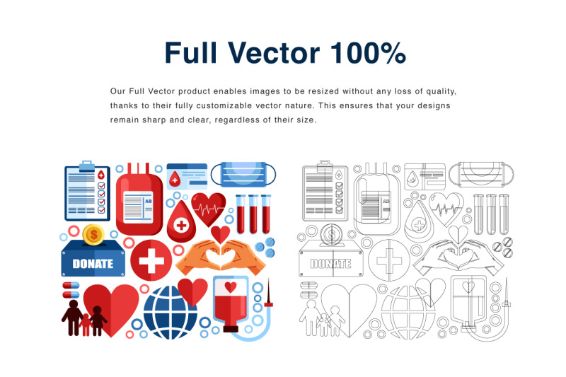 blood-donor-elements-vector-illustration