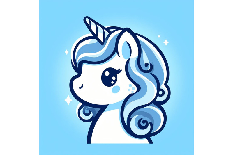 a-bundle-of-ortrait-of-cute-unicorn