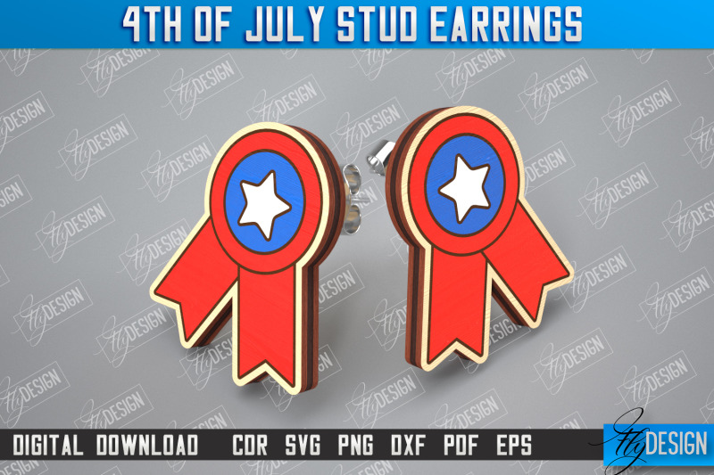 4th-of-july-stud-earrings-patriotic-earrings-red-white-blue-cnc