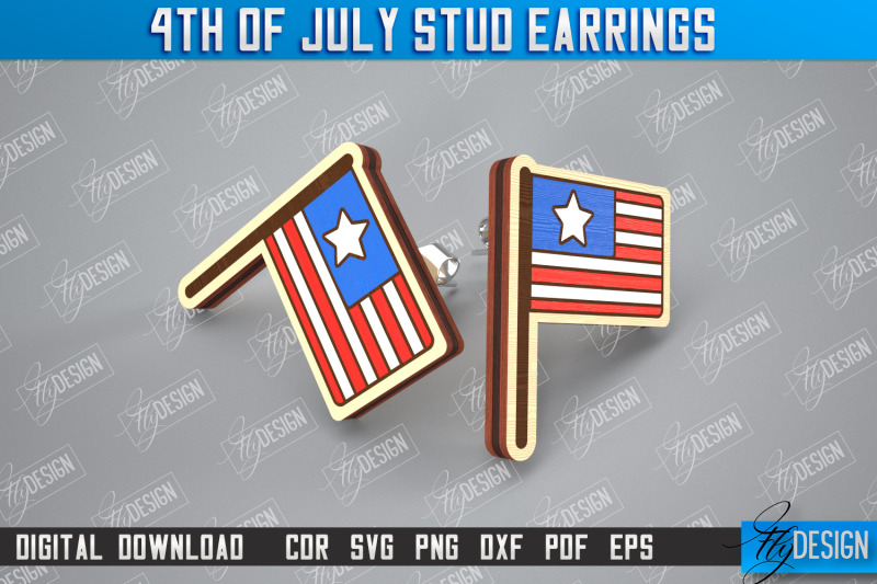 4th-of-july-stud-earrings-patriotic-earrings-red-white-blue-cnc