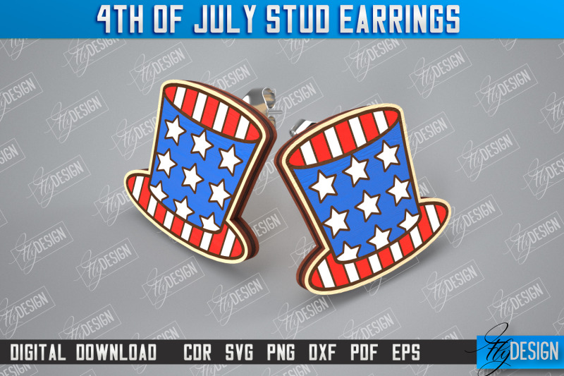 4th-of-july-stud-earrings-patriotic-earrings-red-white-blue-cnc