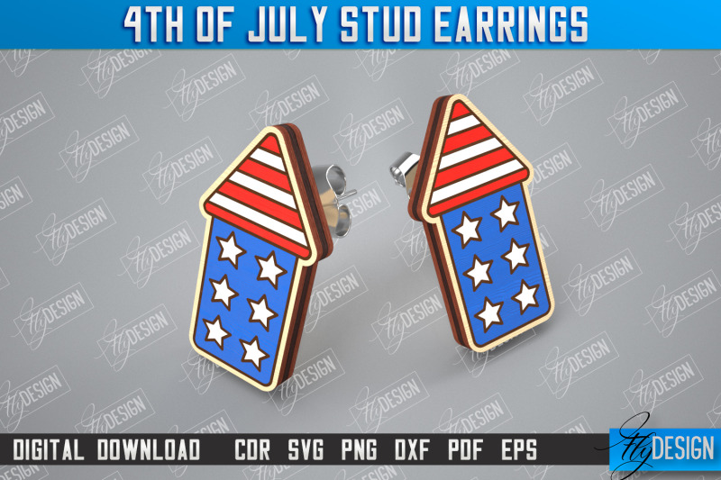 4th-of-july-stud-earrings-patriotic-earrings-red-white-blue-cnc