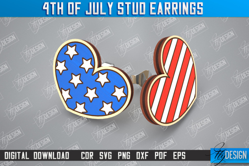 4th-of-july-stud-earrings-patriotic-earrings-red-white-blue-cnc