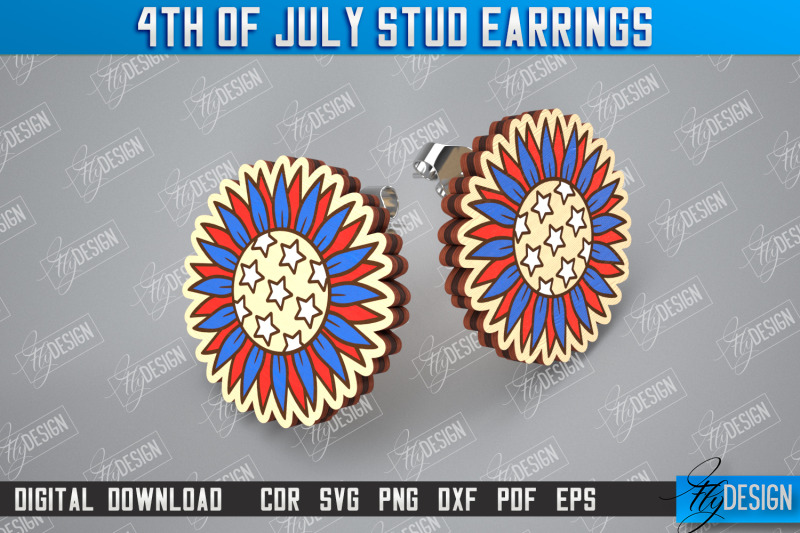 4th-of-july-stud-earrings-patriotic-earrings-red-white-blue-cnc