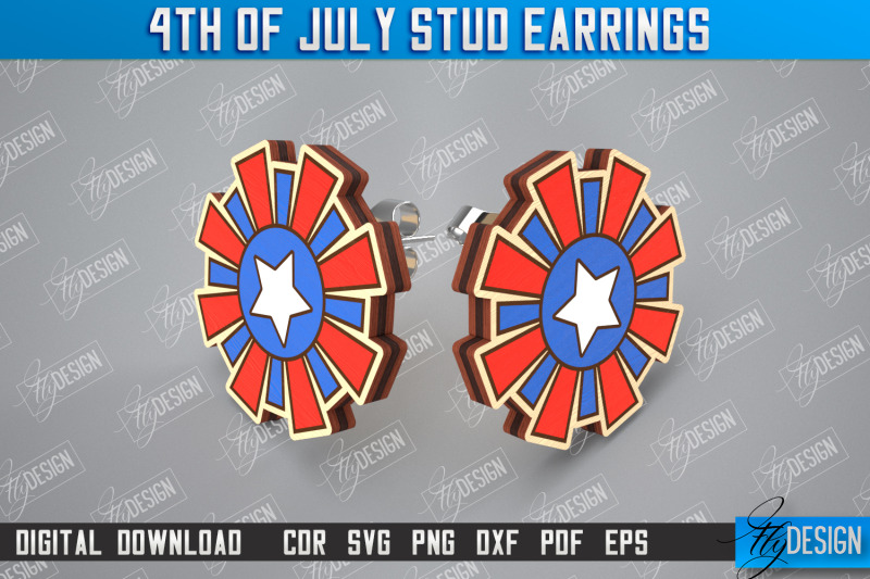 4th-of-july-stud-earrings-patriotic-earrings-red-white-blue-cnc