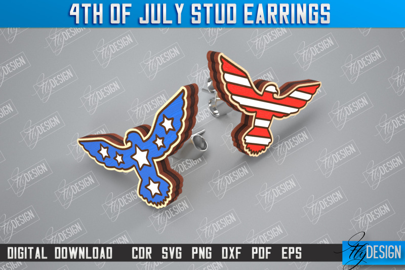 4th-of-july-stud-earrings-patriotic-earrings-red-white-blue-cnc