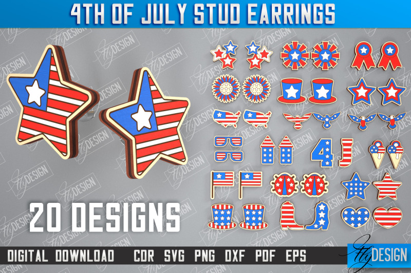 4th-of-july-stud-earrings-bundle-patriotic-earrings-red-white-blue