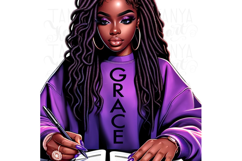 black-woman-png-digital-downloads