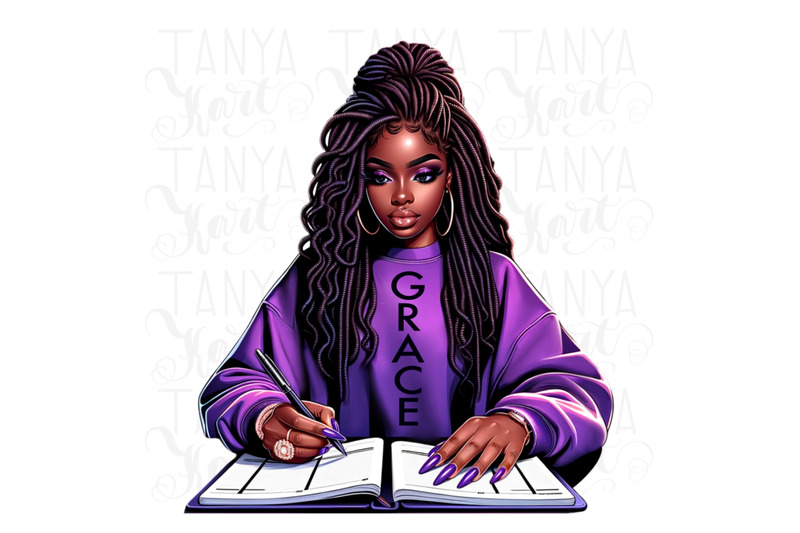 black-woman-png-digital-downloads