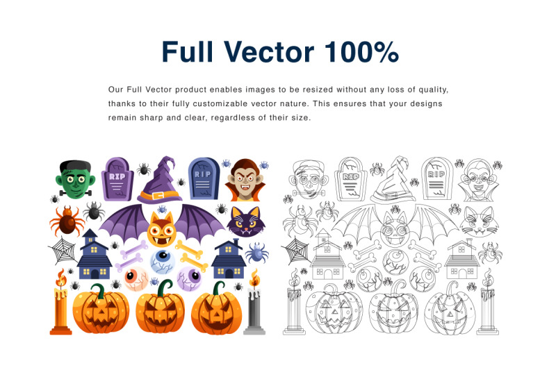 halloween-elements-vector-illustration