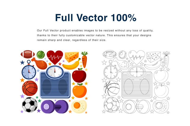 healthy-life-elements-vector-illustration