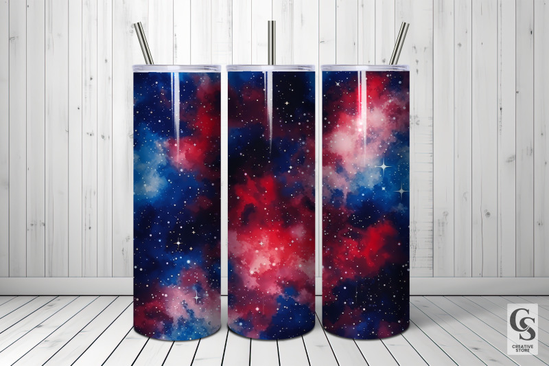 red-amp-blue-galaxy-digital-papers