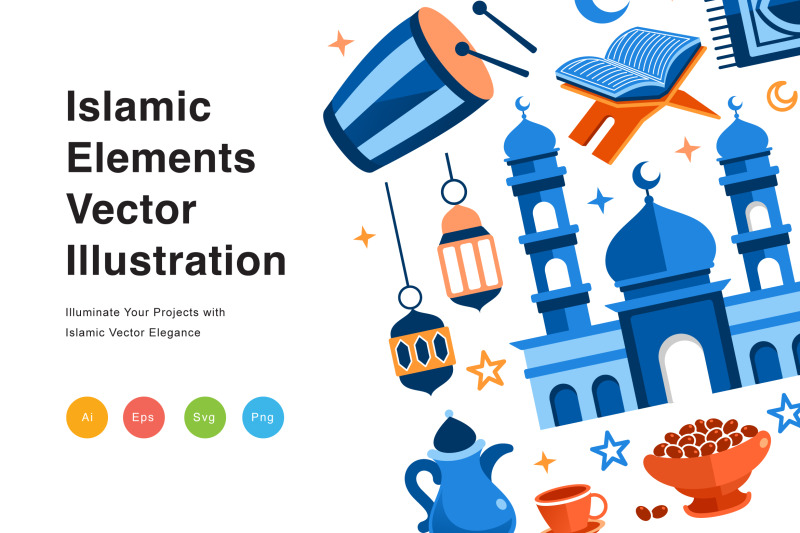 islamic-elements-vector-illustration