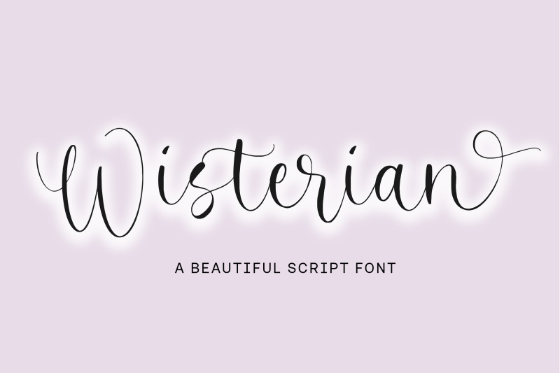 wisterian-beautiful-script-font