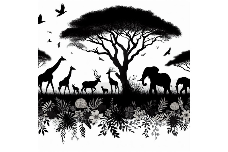 a-bundle-of-african-scenery-with-animals