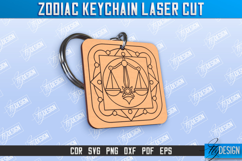 libra-keychain-laser-cut-astrology-design-zodiac-sign-cnc-file