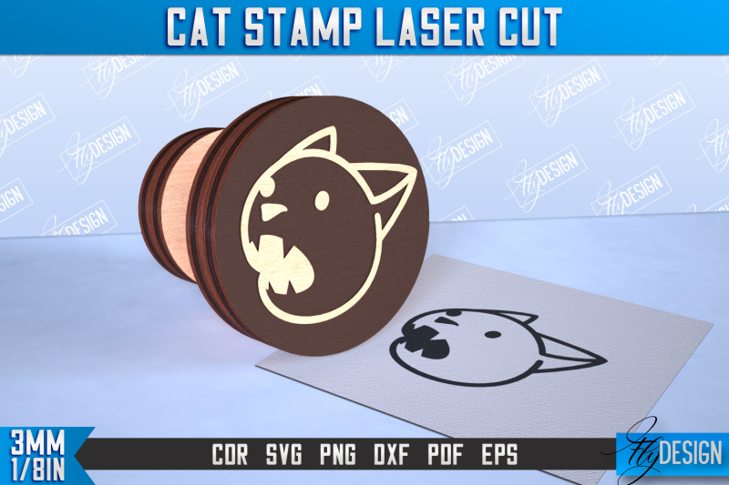 cat-stamp-laser-cut-teachers-stamp-wooden-stamp-kids-design