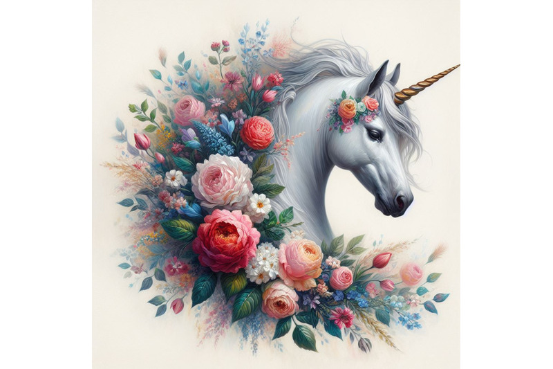 a-bundle-of-icorn-with-flowers