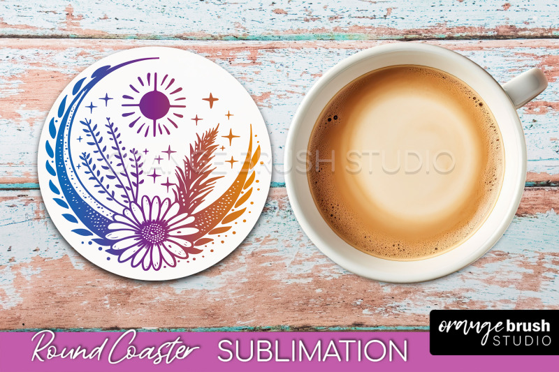 celestial-coaster-sublimation-boho-mystical-round-coaster