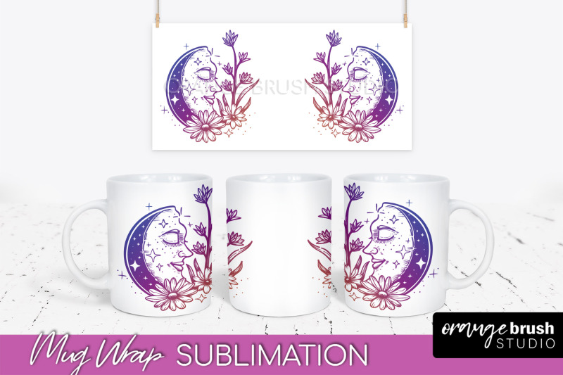 celestial-mug-wrap-png-boho-mystical-coffee-mug-sublimation